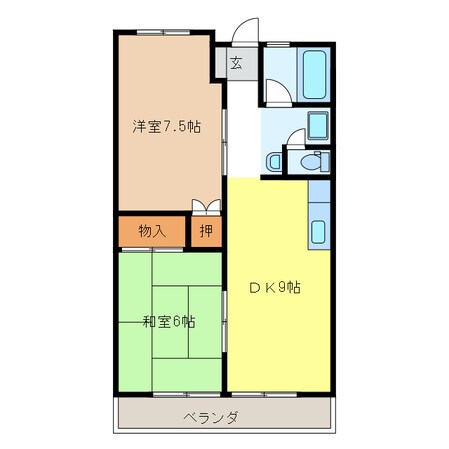 広瀬ビルの物件間取画像